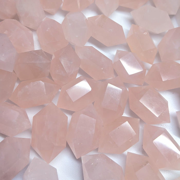 Rose Quartz Double Terminated Points, small