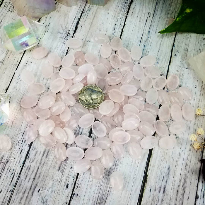 Rose Quartz Cabochons, 10x14mm