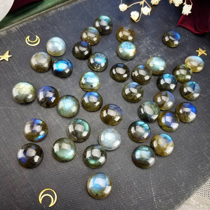 Labradorite 12mm Round Cabochons