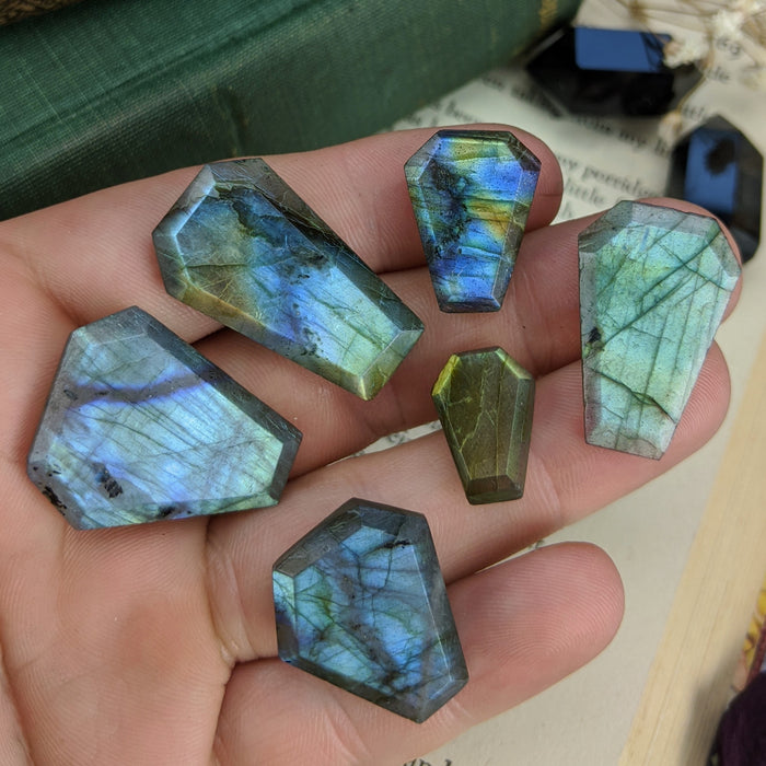 Labradorite Coffin Sets, second quality