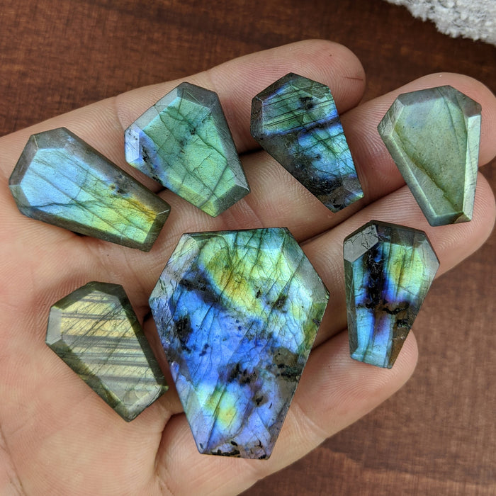 Labradorite Coffin Sets, second quality