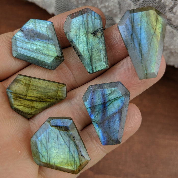 Labradorite Coffin Sets, second quality