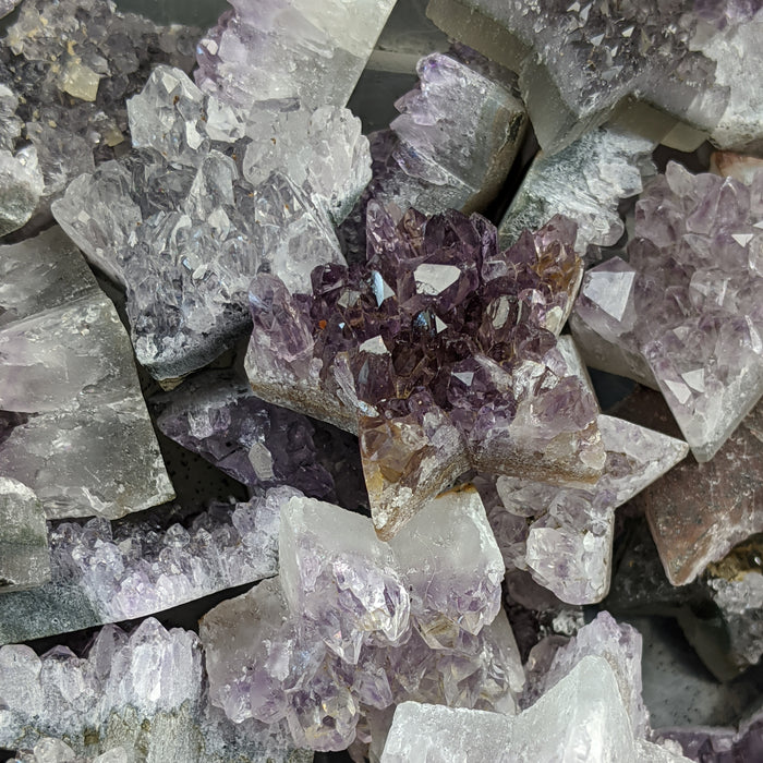 Amethyst Druzy Quartz Stars