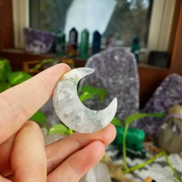 Seam Agate Moons