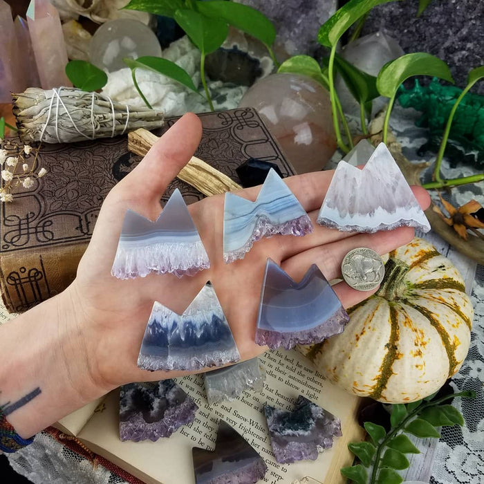 Second Quality Amethyst and Agate Mountains, Large