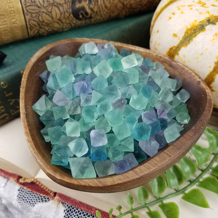 Fluorite Octahedrons