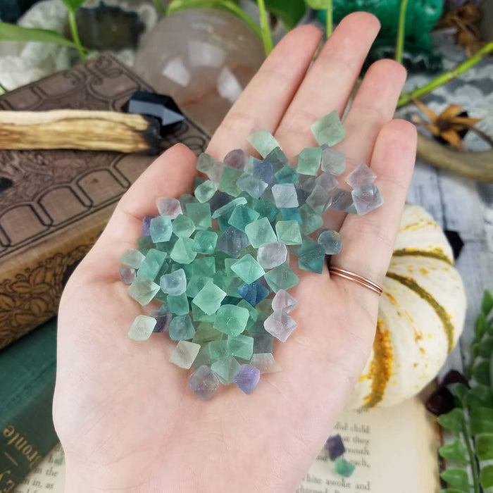 Fluorite Octahedrons