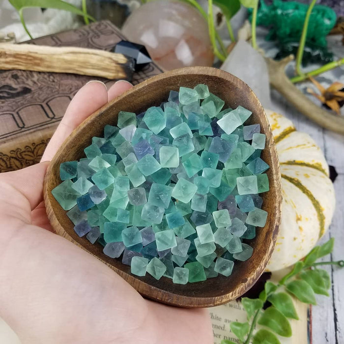 Fluorite Octahedrons