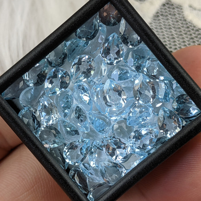 Sky Blue Topaz Facets