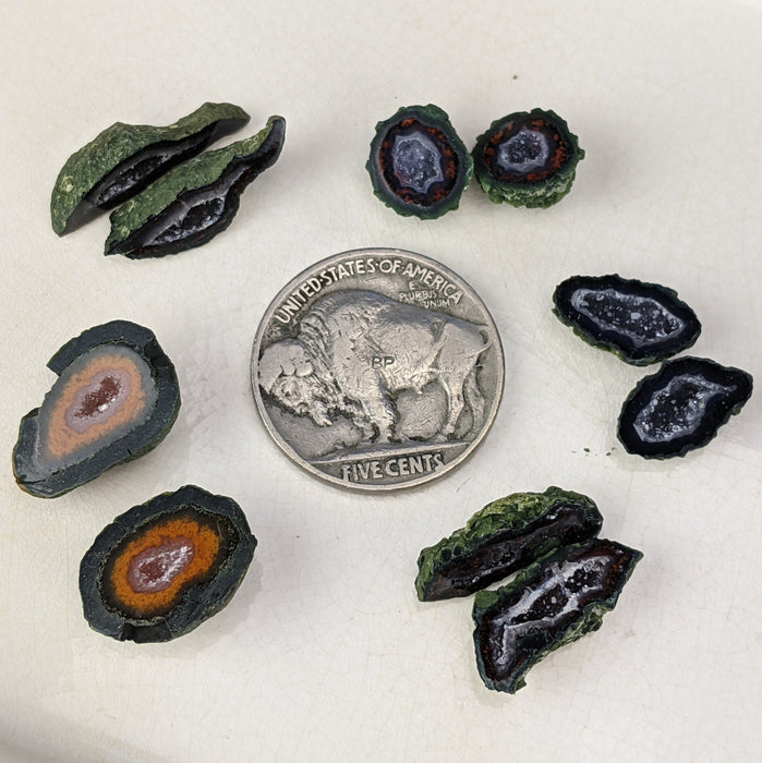 Tabasco Geode Pairs, small