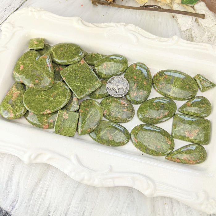 Unakite Cabochons