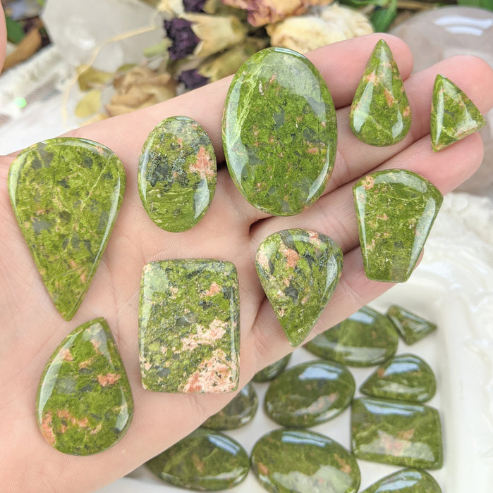 Unakite Cabochons