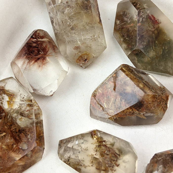 Rutilated Quartz Polished Freeform Shapes