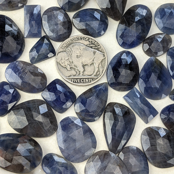 Sapphire Rose Cut Cabochons