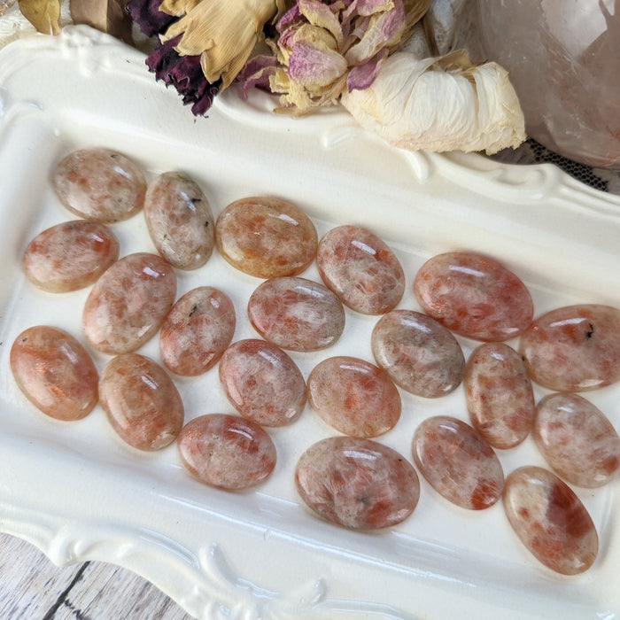 Sunstone Oval Cabochons