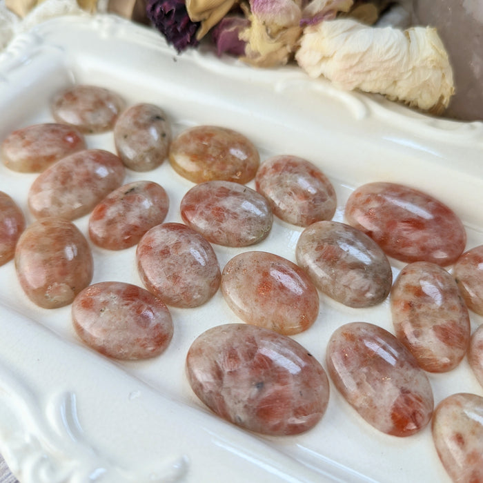 Sunstone Oval Cabochons