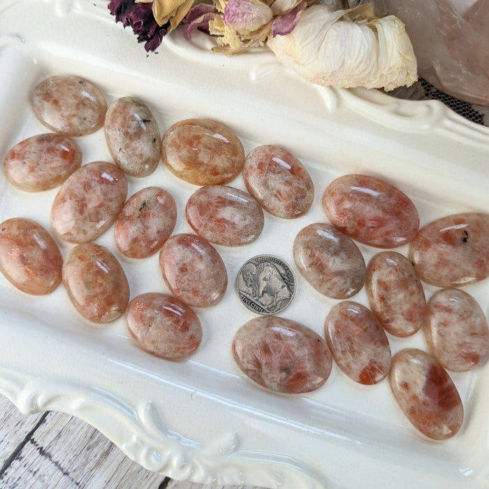 Sunstone Oval Cabochons