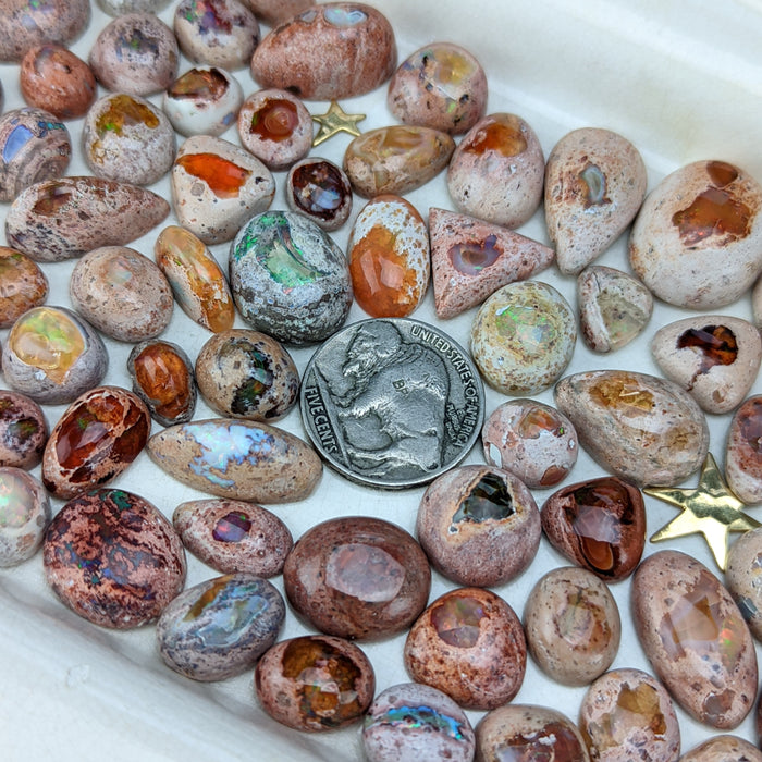 Mexican Fire Opal Cabochons