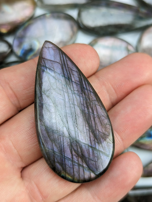 Purple Labradorite Cabochons, Mid Quality, This Exact Kilo