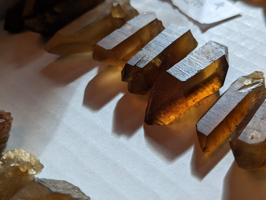 Zambian Citrine Points, small