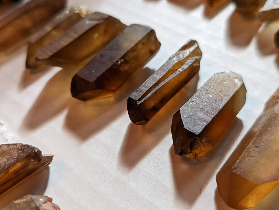 Zambian Citrine Points, small